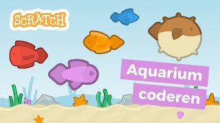 Een aquarium coderen  Scratch Game Tutorial Nederlands [upl. by Powel235]