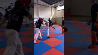 Wkf karate kumite kick training  karate training  karate kumite wkf karatetraining ytshorts [upl. by Latsyek]