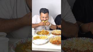 CHOLE BHATURE ka GOLA😱 INDIAN guy SHOCKED🇮🇳🤯 shorts reaction eating [upl. by Otxis]