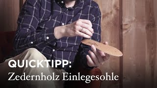 Quicktipp Einlegesohle gegen Schweißfüße [upl. by Enrol244]