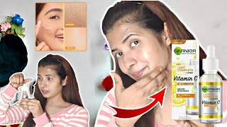 GARNIER BRIGHT COMPLETE night skincare routine  RARA  how to get Glowing radiant bright skin [upl. by Nolek]