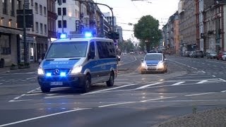 Großeinsatz in Frankfurt Polizei und Rettungsdienst aus allen Richtungen [upl. by Fronniah]