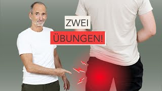 IschiasSchmerzen Versuche diese 2 Übungen [upl. by Nrehtak]