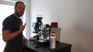 How to Backflush and Cleaning your coffee machine  The Rolling Bean [upl. by Repotsirhc]