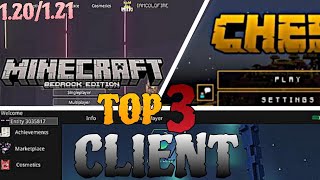 MINECRAFT TOP 3 BEST CLIENT FOR MCPE 120121  ftMRPSYCHO96  MINECRAFT NEPAL 🇳🇵 [upl. by Castara]