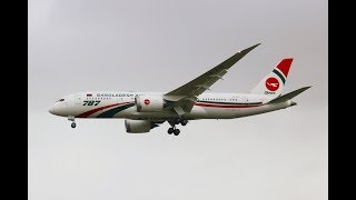 Airliners landing at London Heathrow Airport 090219 [upl. by Adlog323]