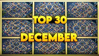 Top 30 Th17 Base For December  Townhall 17 Legend Base  Th17 War Base  Th17 Cwl Base [upl. by Elonore847]