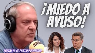 Javier Aroca quotRETRATA el MIEDOquot a Díaz Ayuso de Feijóo y el Pp  ¡Si habla SALE por la VENTANA [upl. by Nevart]