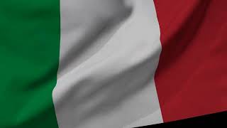 Italy Flag Animation  Waving in 4K HD [upl. by Moynahan900]