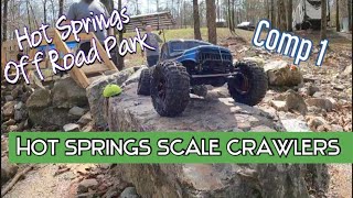 Hot Springs Scale Crawlers RC Rock Crawling Competition RD1 [upl. by Leissam]