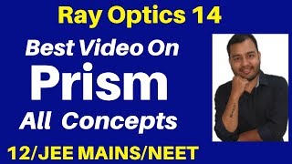 Ray Optics 14  Refraction through Prism  Concept  Numericals amp Minimum Deviation Case JEENEET [upl. by Nirrep]