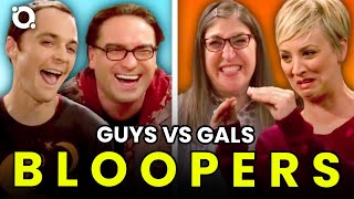 The Big Bang Theory Bloopers Guys vs Gals ⭐ OSSA [upl. by Nreval916]