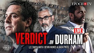 Live Devin Nunes and Kash Patel on the Durham Report  Over The Target [upl. by Kellda797]