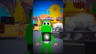 Make the character and try to React them 😜 part 1 roblox funny gamingtrioto100 avatar [upl. by Adniled]