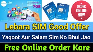 Lebara Sim Good Offer  Lebara Sim Good Packge Offer  Online order Kaise Kare  Lebara App [upl. by Hessler]