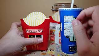 MCDONALDS MONOPOLY FREE INSTANT WIN CODES I WON A [upl. by Behn]