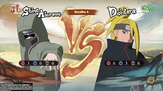 SHINO VS DEIDARANARUTO SHIPPUDEN ULTIMATE NINJA STORM 4 [upl. by Eisler]