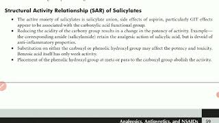 SAR of salicylates [upl. by Tterrab]