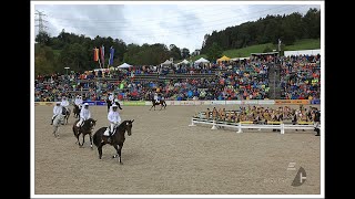 Ausschnitt Marbacher Hengstparaden 2024  Springquadrille [upl. by Lytsirk805]