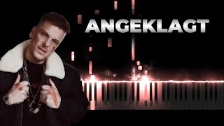 BONEZ MC  ANGEKLAGT  Piano Cover Instrumental Karaoke [upl. by Abigail557]