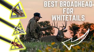 Best Broadhead Choice for Bowhunting Whitetails Afflictor Broadheads [upl. by Zzaj]