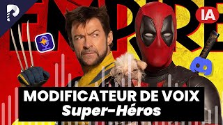 Comment changer de voix avec lIA Modificateur de voix Deadpool amp Wolverine [upl. by Ailefo]