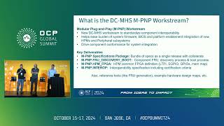 MHS Modular Plug n Play Workstream Overview [upl. by Eentrok]