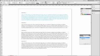 InDesign Tutorial Save Time with Paragraph Styles HD [upl. by Einahpats]