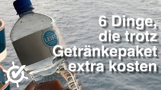 6 Dinge die trotz AIDAGetränkepaket extra kosten [upl. by Enitsirc]