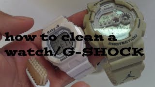 How to clean a watchGSHOCK [upl. by Bradley]