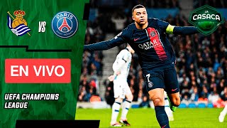 🚨 REAL SOCIEDAD vs PSG EN VIVO 🔥 CHAMPIONS LEAGUE  OCTAVOS DE FINAL VUELTA  MBAPPE TITULAR [upl. by Wain]