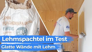 LEHM Farbiger Wandspachtel von Conluto im Test [upl. by Carmelle]