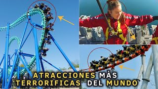 ATRACCIONES MAS TERRORIFICAS y PELIGROSAS DEL MUNDO curiosidades datoscuriosos atracciones top [upl. by Child407]