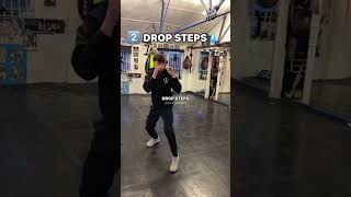 4 footwork drills🐾🥊 footwork boxing boxystraps [upl. by Olivette]