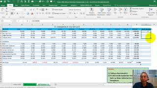 Excel Bütçe Hesaplamaları 1 [upl. by Amaj]