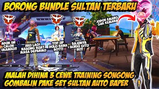 PRANK GLOBAL TAMPILAN BOT DIHINA MISKIN CEWE TRAINING GOMBALIN PAKE BUNDLE SERBA EMAS SAMPE BAPER [upl. by Nohsed687]