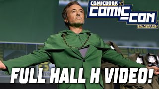 Robert Downey Jr DOCTOR DOOM Reveal Full Video From Marvel Hall H [upl. by Nalon]