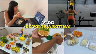 DE VOLTA À ROTINA 🥰 MERCADO DA SEMANA TREINO MARMITAS E MAIS… [upl. by Ynoble929]