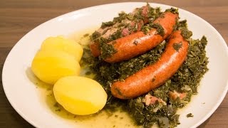 Grünkohl selbst gemacht  einfach und lecker  Schritt für Schritt  Rezept  recipe [upl. by Eesdnyl82]