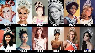 ALL Miss Universe Crowning Winners 19522022  original footage [upl. by Aydidey]