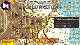 EXPLOSIVE Return To Factorio Space Exploration  GuideWalkthrough [upl. by Garlan]