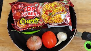 😍 Top Ramen Curry Noodles Recipe  Top Ramen Noodles  Sauté [upl. by Sigrid]