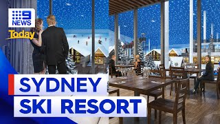 Sydney to get Australias first indoor ski resort  9 News Australia [upl. by Acinoev521]