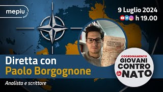 Paolo Borgognone intervistato dalle ragazze del Coordinamento giovani contro la Nato [upl. by Sandie]