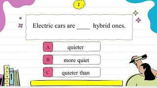 English Quiz  Comparative VS Superlative [upl. by Gnoh973]