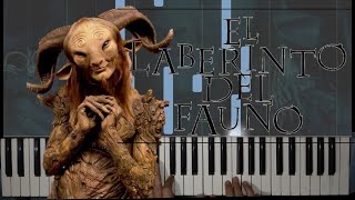 Pans Labyrinth LullabyEl Laberinto del Fauno Piano CoverTutorial  Synthesia [upl. by Freiman612]