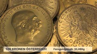 Goldmünze 100 Kronen Österreich [upl. by Della62]