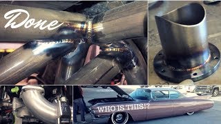 More Cage Fab SoxampMartin Drag car EVO Test Pipe [upl. by Leith]