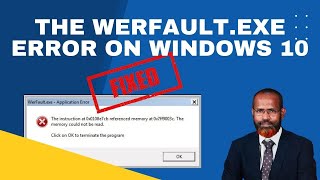 How To Fix Werfault exe Error In Windows 10 [upl. by Vanzant989]