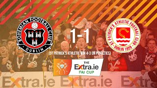 2021 EXTRAIE FAI CUP FINAL  Bohemians 11 St Patricks Athletic  St Pats win 43 on penalties [upl. by Akenihs]